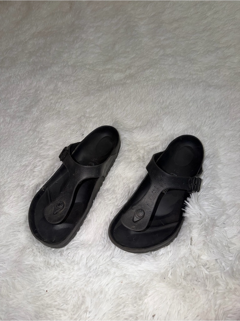 Birkenstock Black Women's Thong Sandals - Comfortable Slip-On size 41